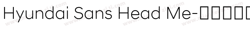 Hyundai Sans Head Me字体转换